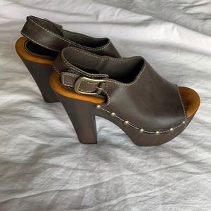 Fabulous Sbicca Vintage California Leather Heels